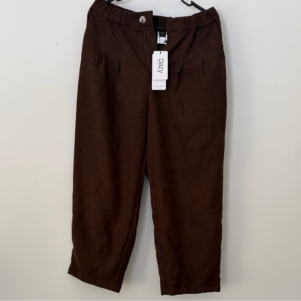 Dazy Women's Brown Trousers